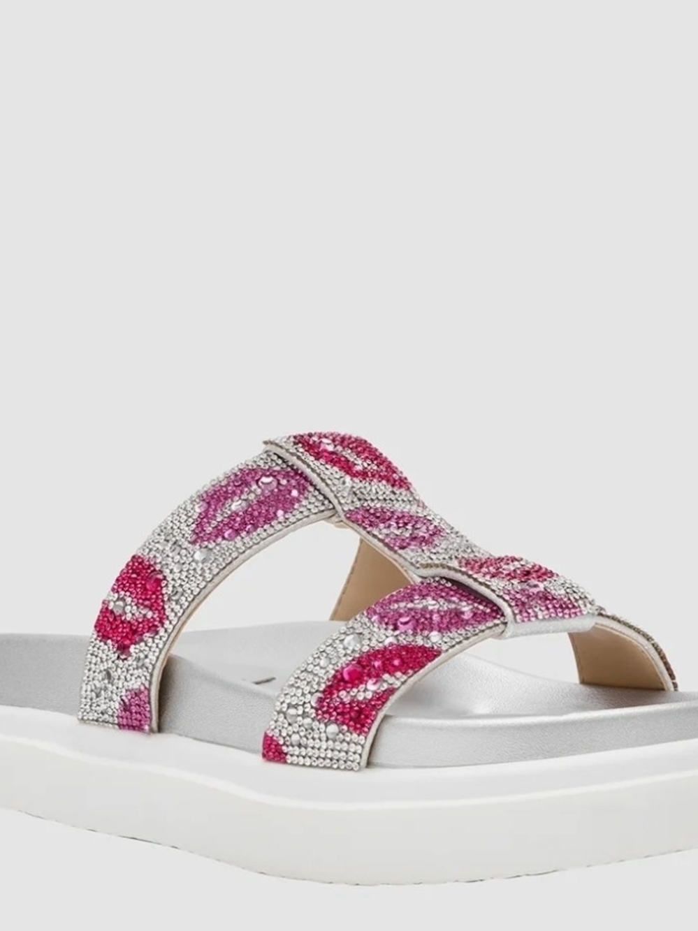Betsey Johnson Billy Multi Lips Sandals - Women's
